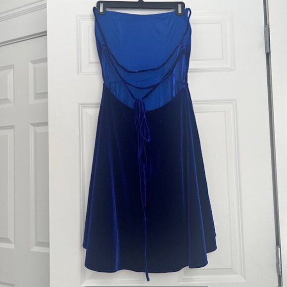 JOVANI Dress Cocktail Blue - Picture 8 of 10